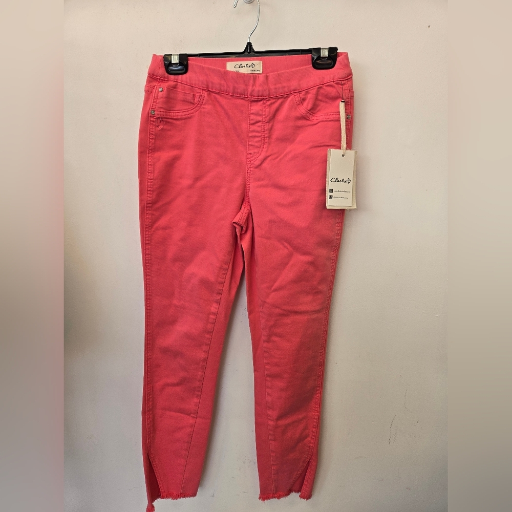 CHARLIE B Coral Skinny Pants